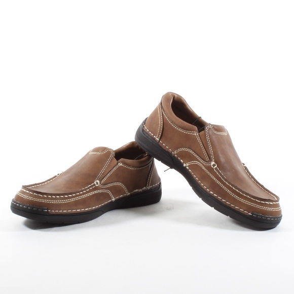 Izod Men's Memory Foam Loafers Slip On Shoes NEW - Picture 3 of 8